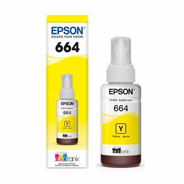 Botella de Tinta Epson T664 Amarillo