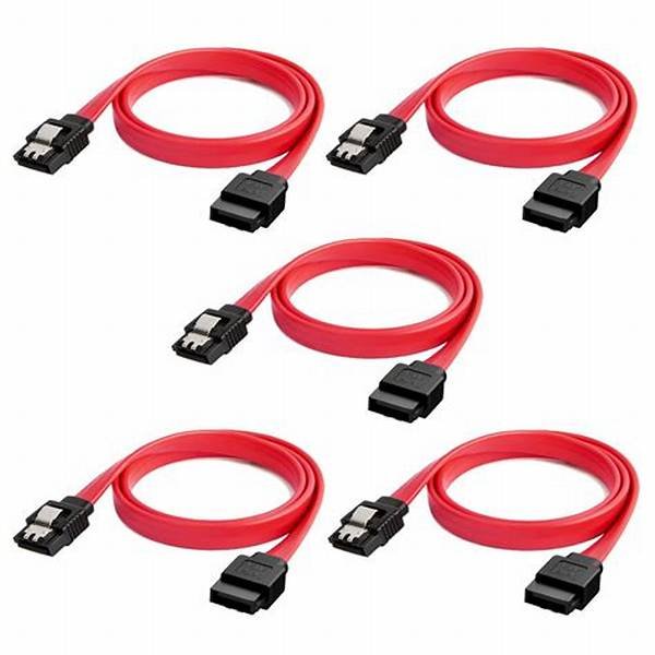 Cable SATA III de Datos 6 Gbps Rojo