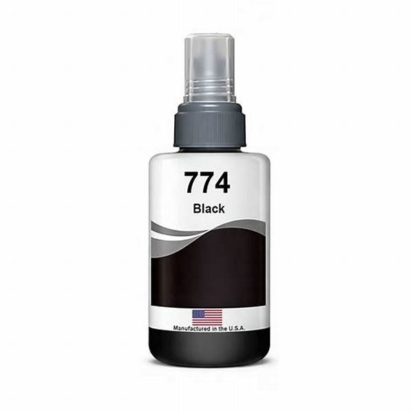 Botella de Tinta Epson T774 Negro