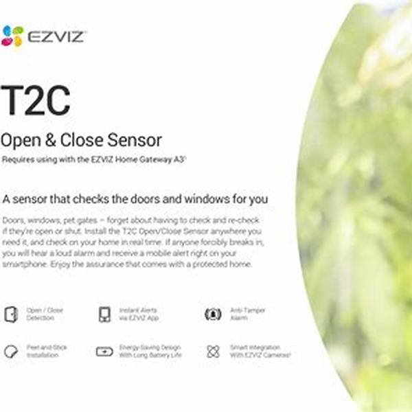 Sensor Magnético de Apertura EZVIZ T2C