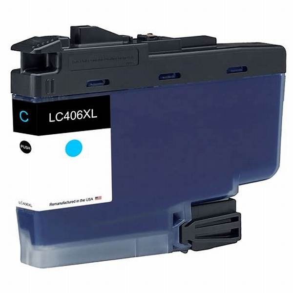 Cartucho Brother LC-406XL Cian