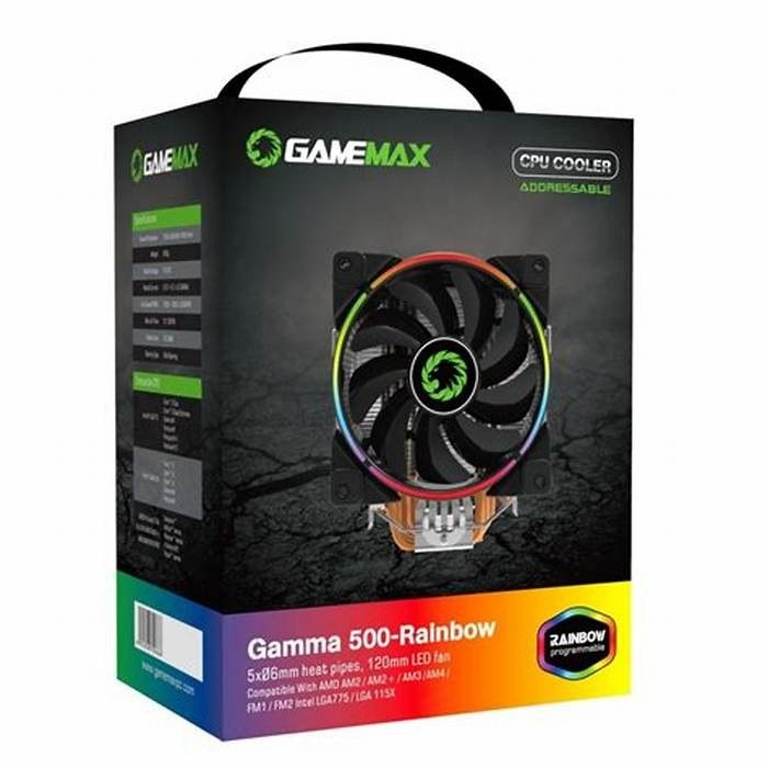 Cooler para CPU Gamemax Gamma 500 ARGB