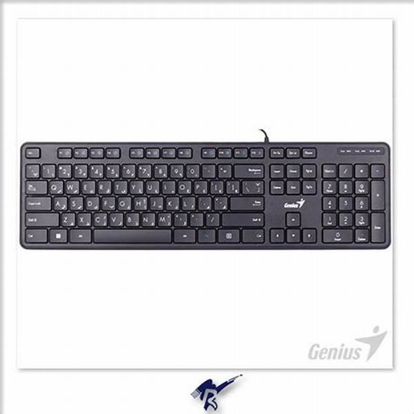 Teclado Genius SlimStar M200 USB Negro