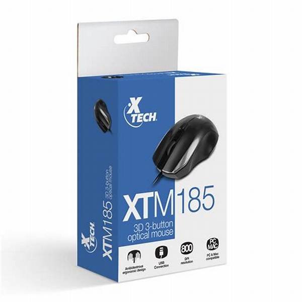 Mouse Óptico X-Tech XTM-185 USB 800 DPI