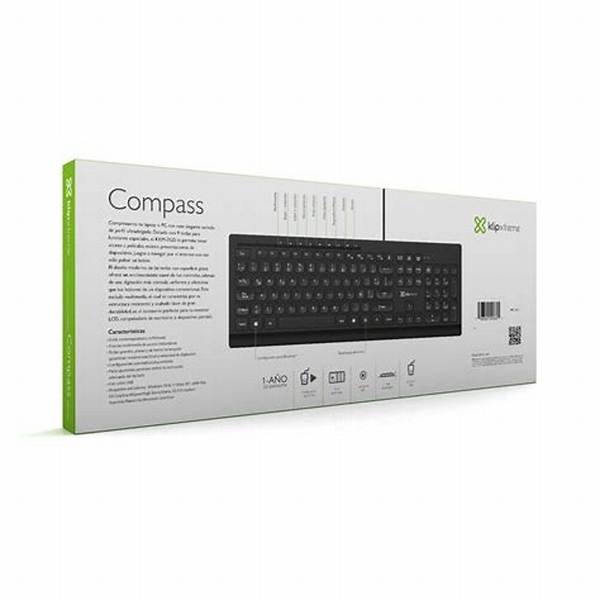 Teclado Multimedia Klip Xtreme Compass USB Español