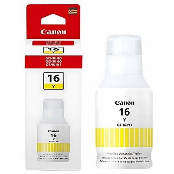 Botella de Tinta Canon GI-16 Amarillo