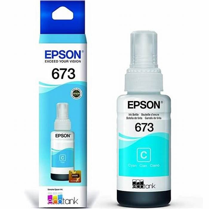 Botella de Tinta Epson T673 Cyan (Vencida)