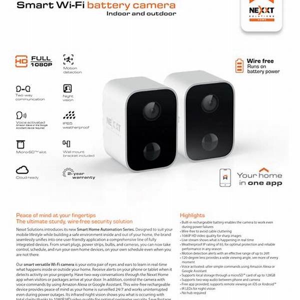 Cámara IP Nexxt NHC-O640 a Batería Interior/Exterior