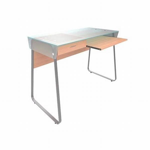 Escritorio para Computadora X-Tech con Tapa de Vidrio