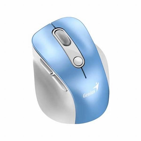 Mouse Genius Ergo 9000S Pro 2.4GHz + Bluetooth Celeste