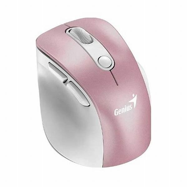 Mouse Genius Ergo 9000S Pro 2.4GHz + Bluetooth Rosa