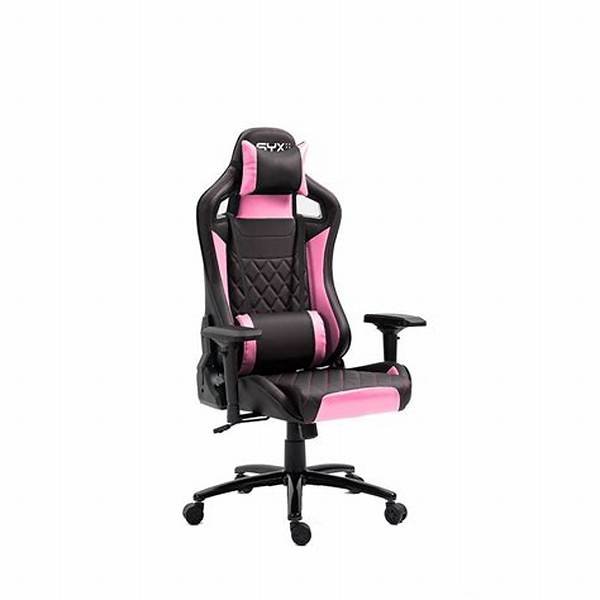 Silla Gamer SYX CH-451 Rosa y Negra