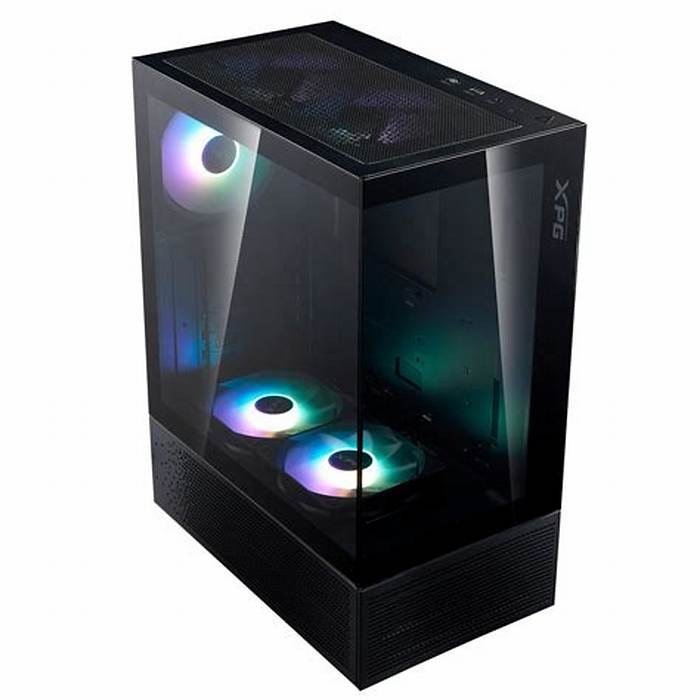 Gabinete XPG Invader X Mini Negro 5 Fans ARGB
