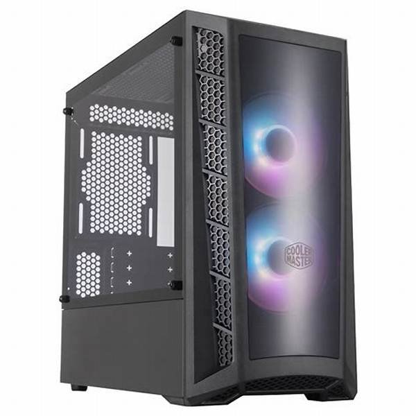 Gabinete Cooler Master MasterBox MB320L 2 Fan ARGB Micro-ATX Negro