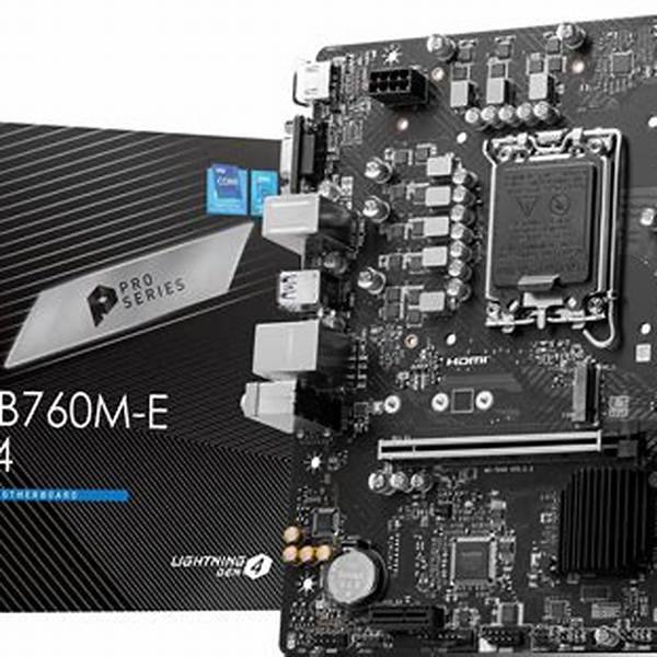 Motherboard MSI Pro B760M-E DDR4