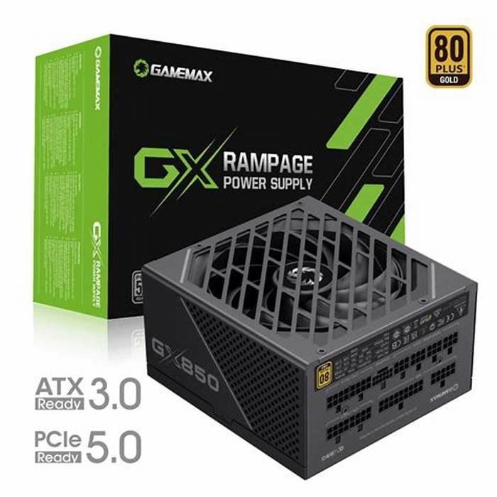 Fuente Gamemax GX-850 Pro 850W 80 Plus Gold Negra