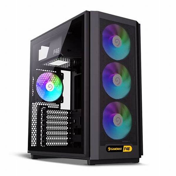 Gabinete Gamemax F46 Negro 4 Fan ARGB ATX
