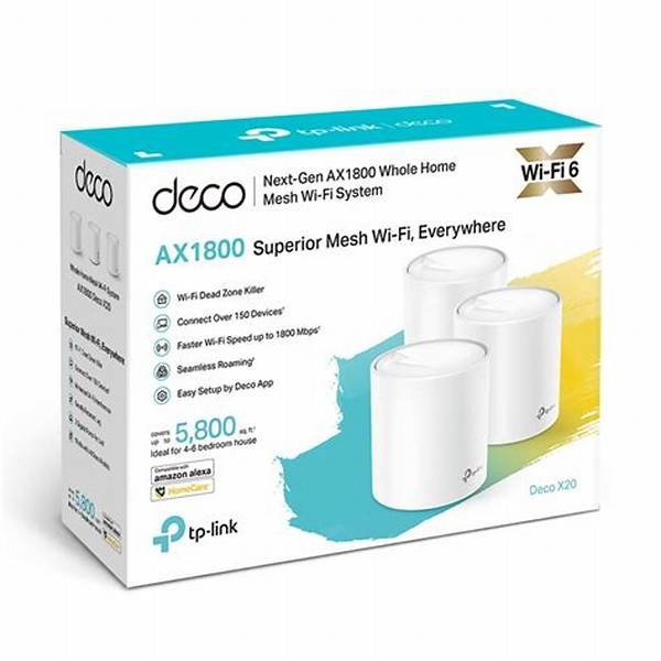 Sistema Mesh TP-Link Deco X20 WiFi 6 AX1800 Pack x3