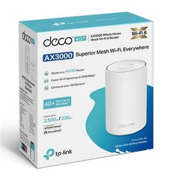 Sistema Mesh TP-Link Deco X50 WiFi 6 AX3000 Pack x1