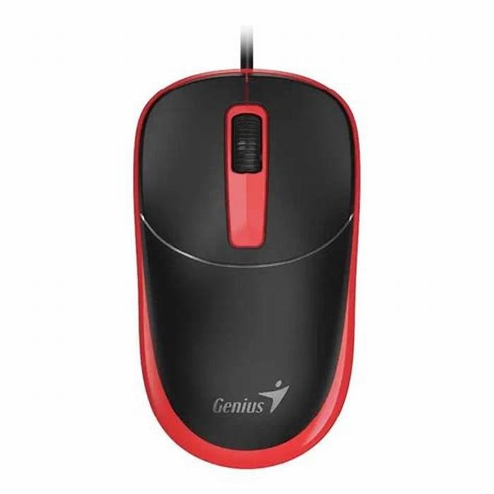 Mouse Genius DX-123 USB Negro/Rojo