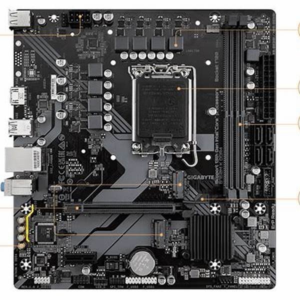 Motherboard Gigabyte B760M K V2 DDR4 LGA1700