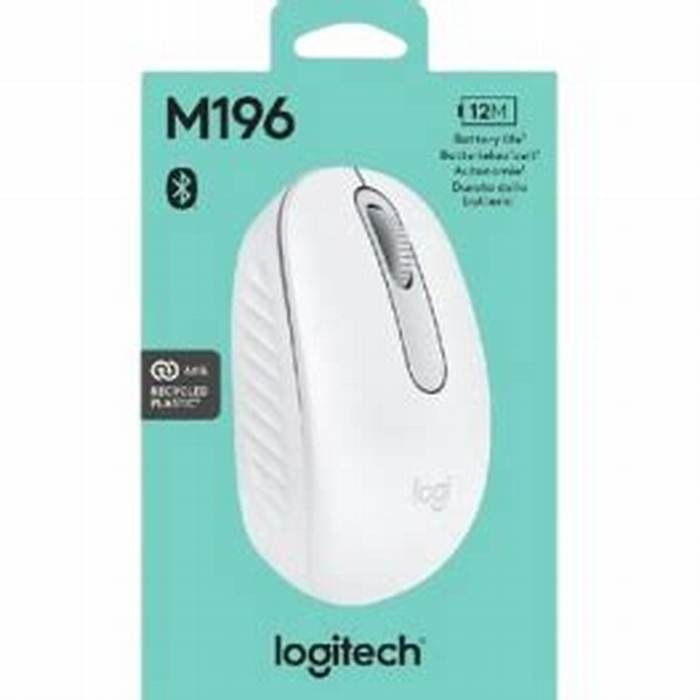 Mouse Bluetooth Logitech M196 Blanco