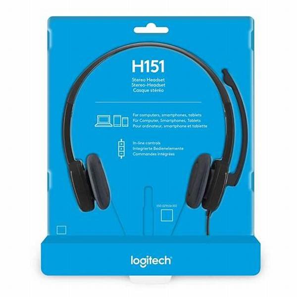 Auriculares con Micrófono Logitech H151 Negro