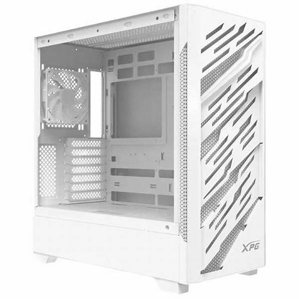 Gabinete XPG Starker Air BTF Blanco 4 Fans ARGB