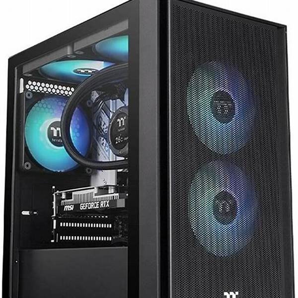 Gabinete Thermaltake Versa H16 TG ARGB con Fuente 650W