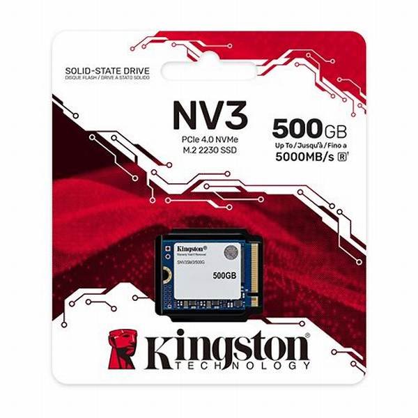 SSD M.2 NVMe 500GB Kingston NV3 2230 PCIe 4.0
