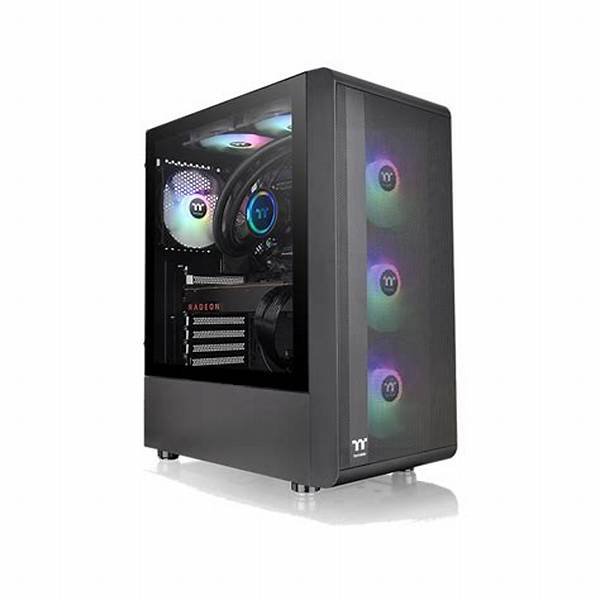 Gabinete Thermaltake S200 TG ARGB Negro 4 Fans