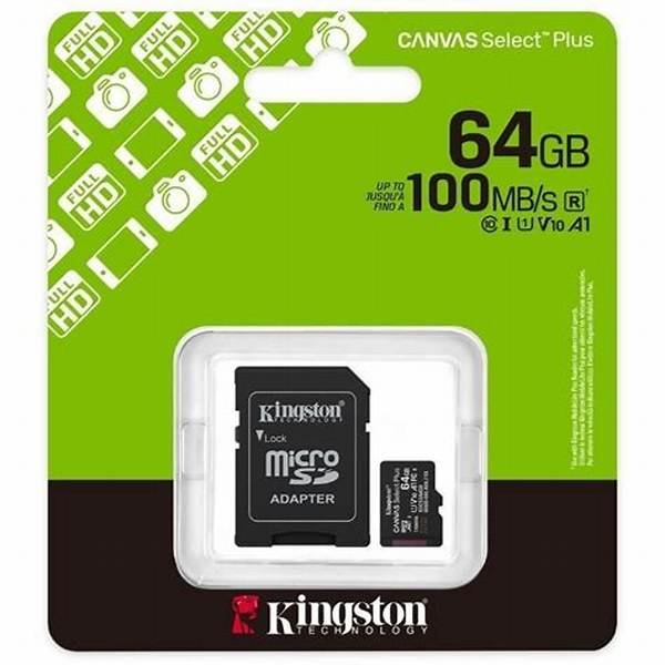 Tarjeta MicroSD Kingston Canvas Select Plus 64GB