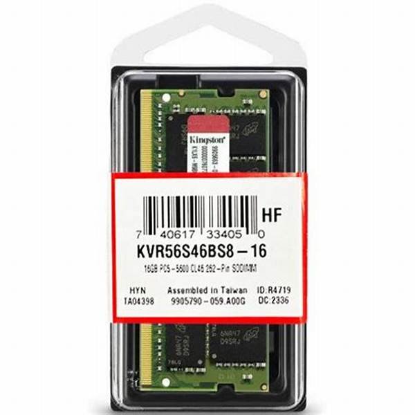 Memoria SODIMM DDR5 16GB Kingston ValueRAM 5600MHz