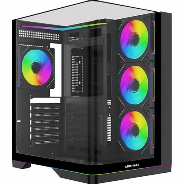 Gabinete Arkham Rakun 4 Fan ARGB ATX
