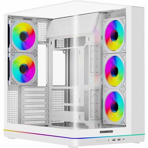 Gabinete Arkham Boreal Blanco 5 Fan ARGB ATX