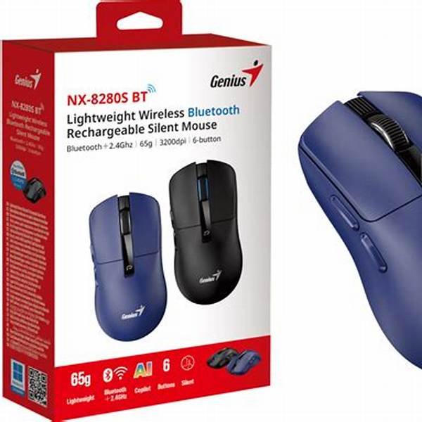 Mouse Genius NX-8280SBT Inalámbrico + Bluetooth Azul Marino