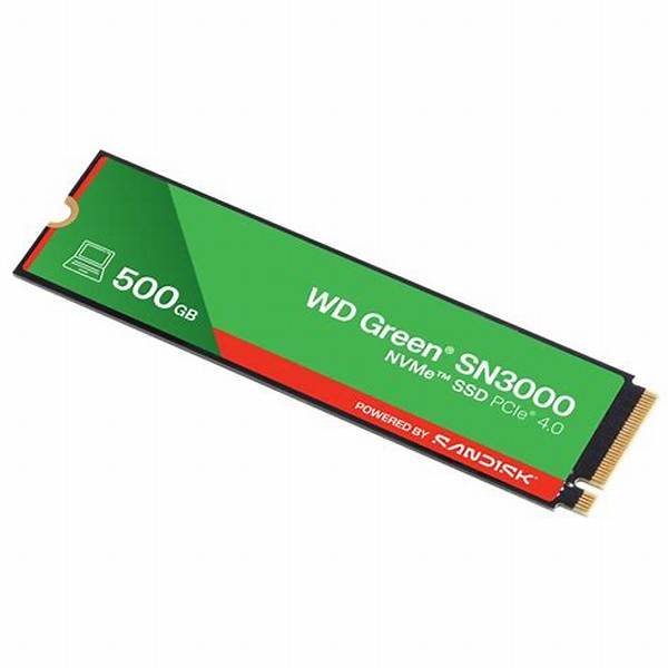 SSD M.2 NVMe 500GB WD Green SN3000 PCIe 4.0