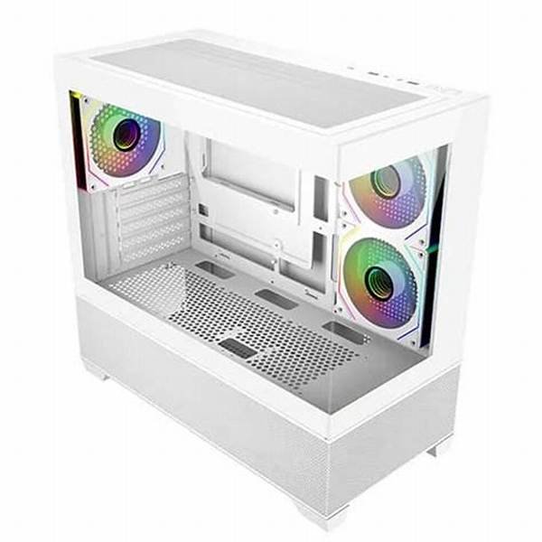 Gabinete Cooler Master Elite 490 3 Fan ARGB Micro-ATX Blanco