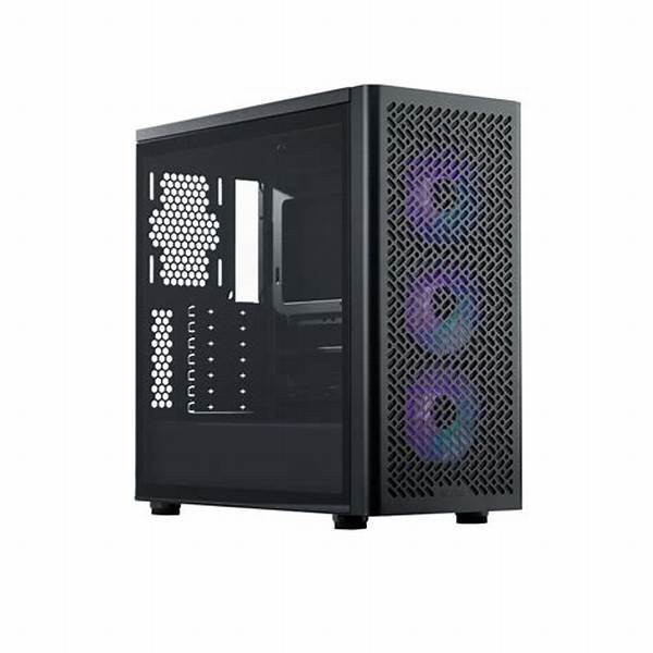 Gabinete Cooler Master Elite 461 3 Fan ARGB Micro-ATX Negro