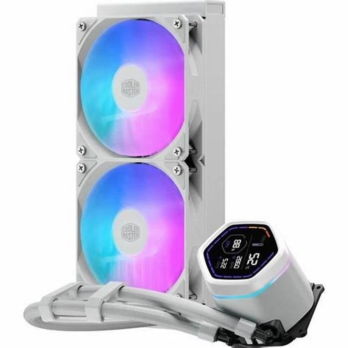 Watercooler Cooler Master MasterLiquid 240 Core Nex Digital White
