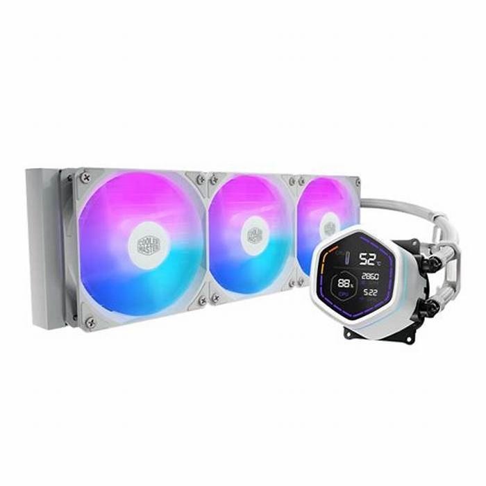 Watercooler Cooler Master MasterLiquid 360 Core Nex Digital White