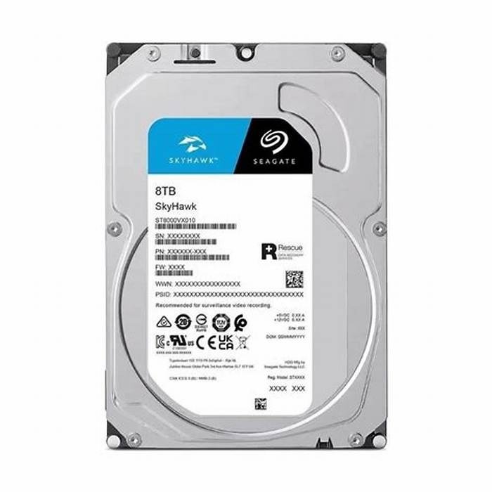 Disco Rígido Seagate SkyHawk 8TB SATA3 7200 RPM CCTV
