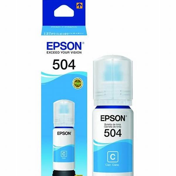 Botella de Tinta Epson T504 Cyan