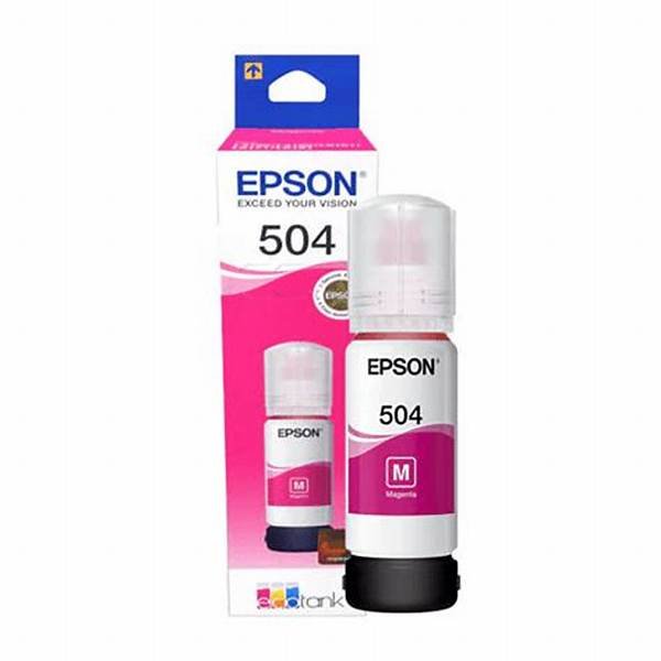 Botella de Tinta Epson T504 Magenta