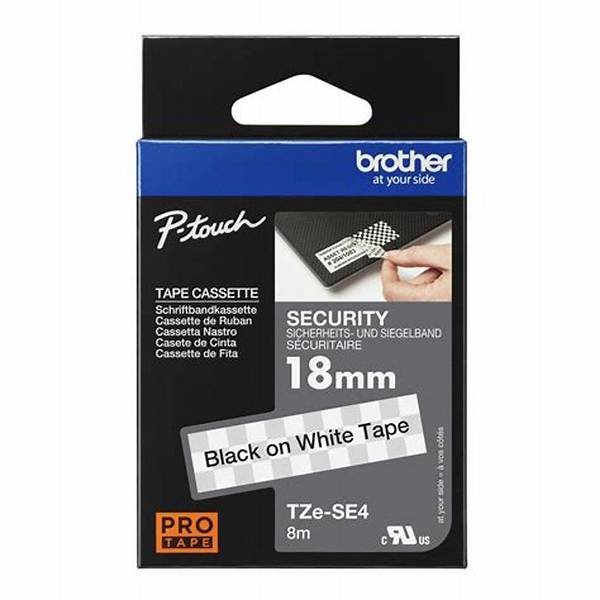 Cinta Brother TZe-SE4 18 mm de Seguridad VOID