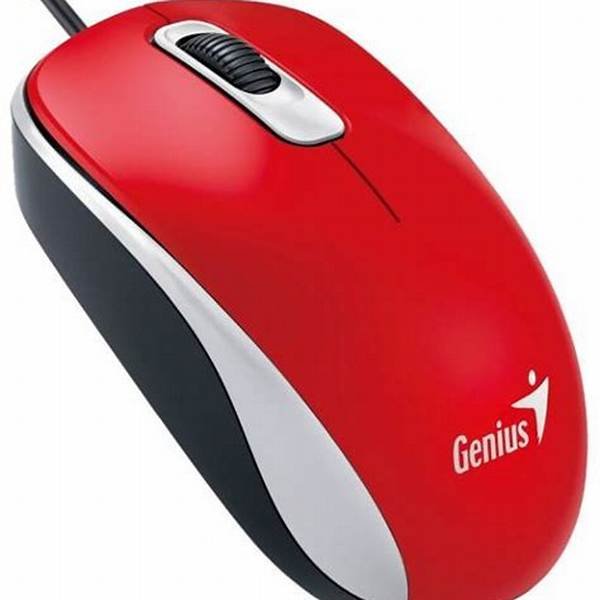 Mouse Genius DX-110 USB Rojo