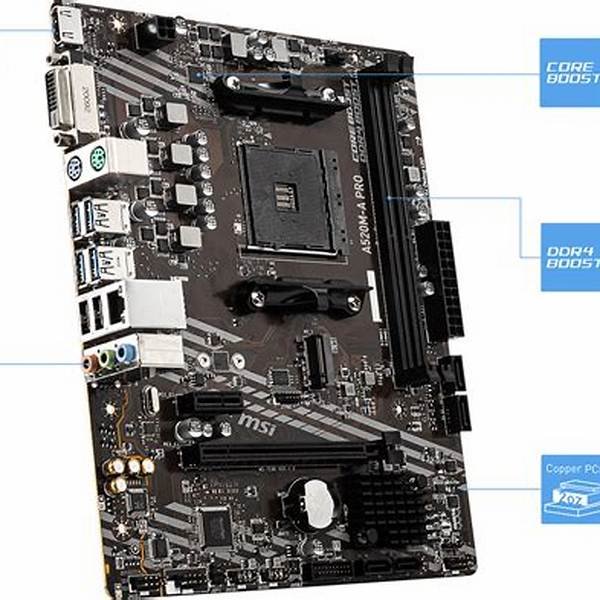 Motherboard MSI A520M-A Pro