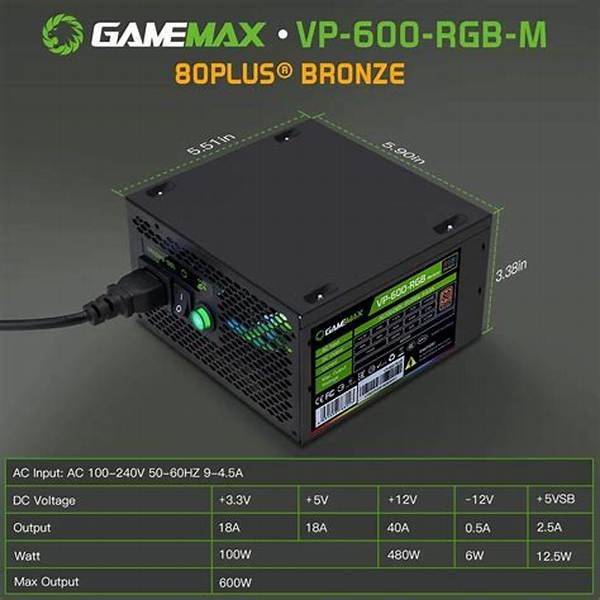 Fuente Gamemax VP-600-M-RGB 600W 80 Plus Bronze