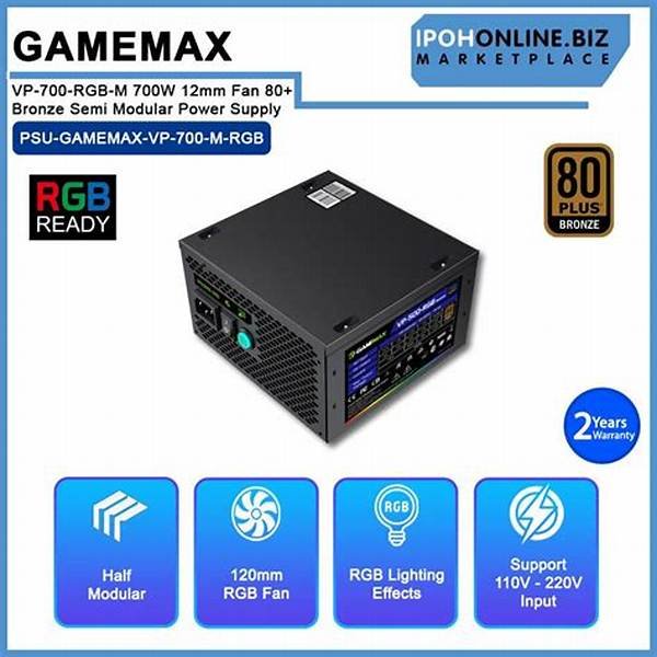Fuente Gamemax VP-700-M-RGB 700W 80 Plus Bronze