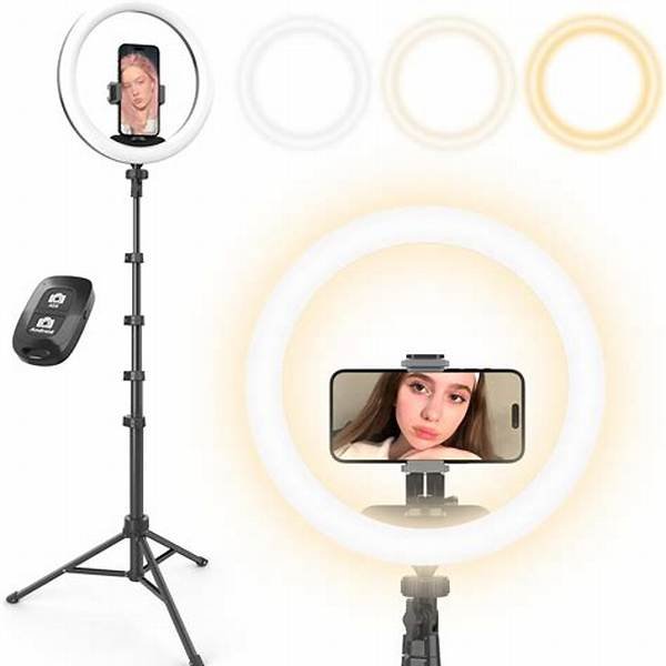 Trípode con Aro de Luz para Selfie 12"